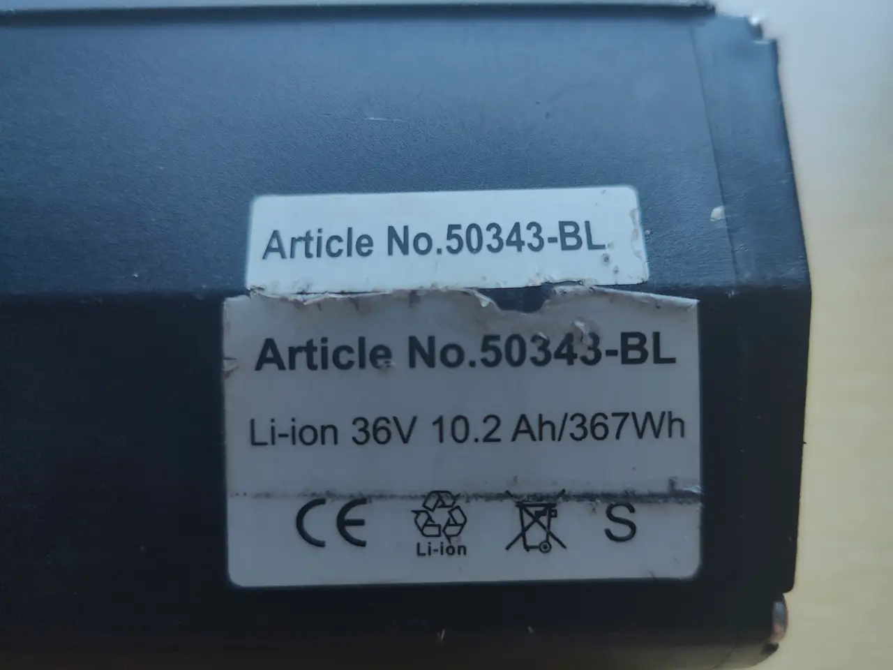 Billede 1 - Batteri elcykel 50343-BL