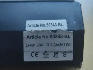 Batteri elcykel  50343-BL