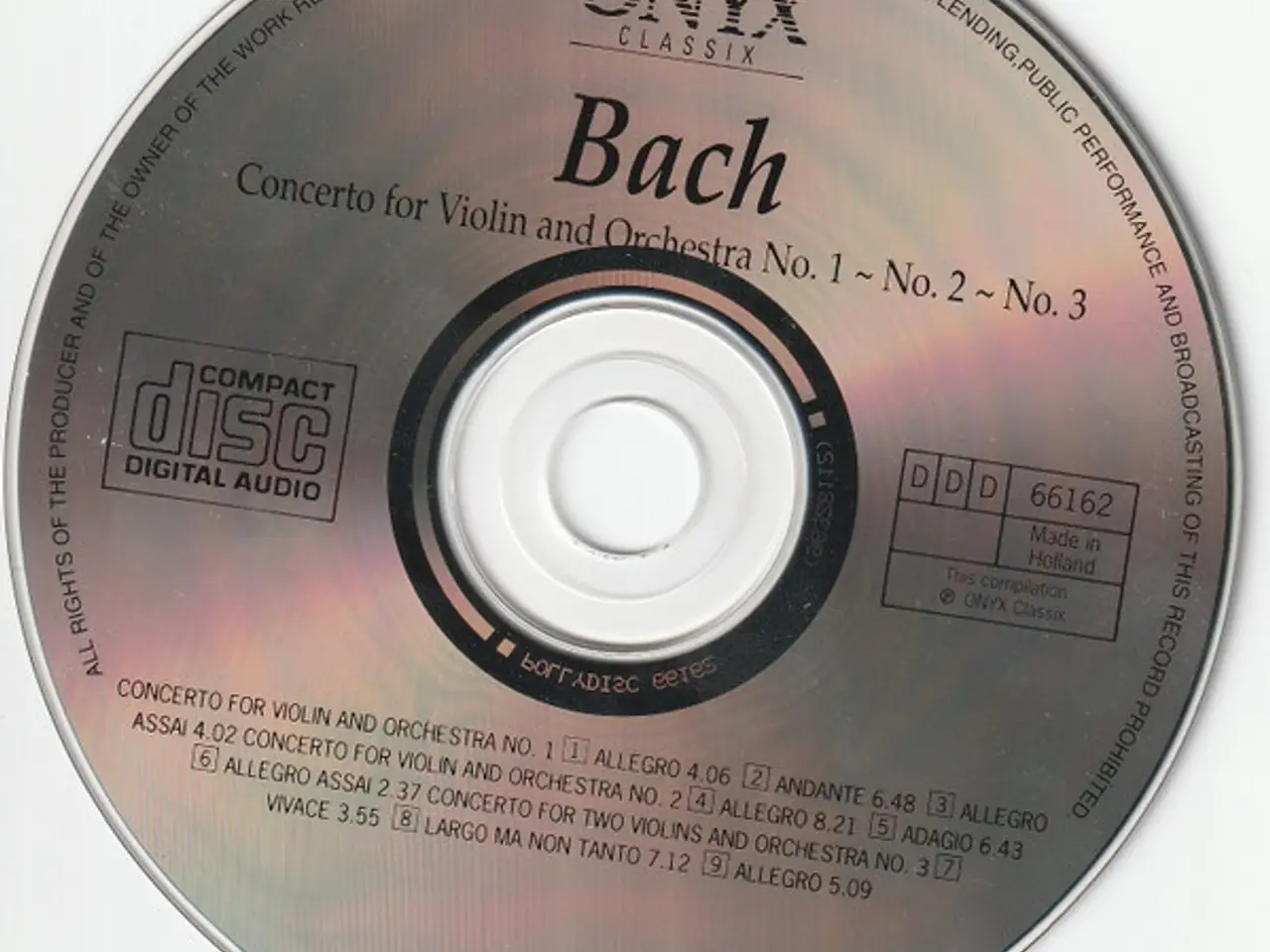 Billede 3 - Bach* - Camerata… – Concerto For Violin And… – CD