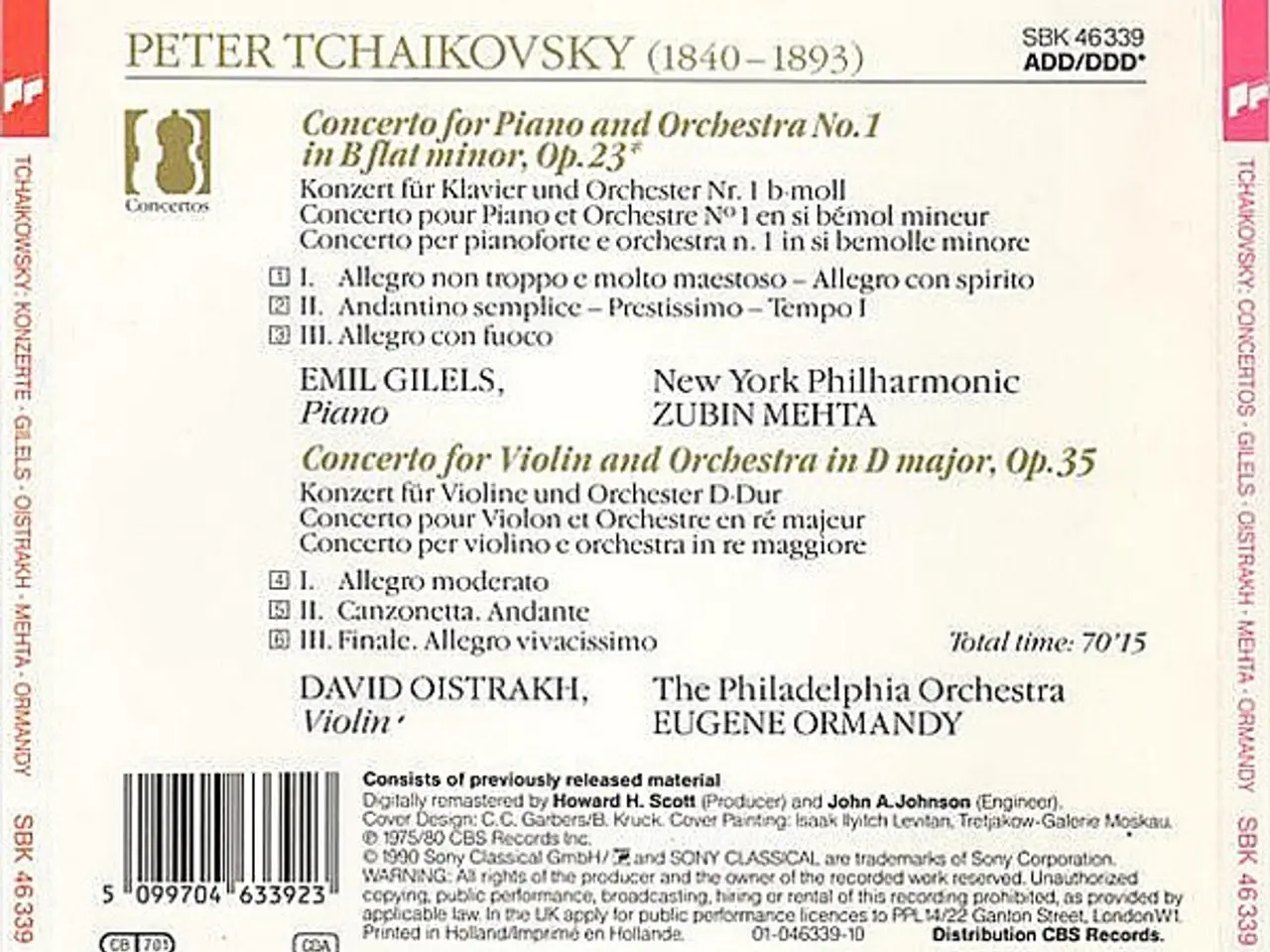 Billede 4 - Tchaikovsky* : Emil… – Piano Concerto =… – CD