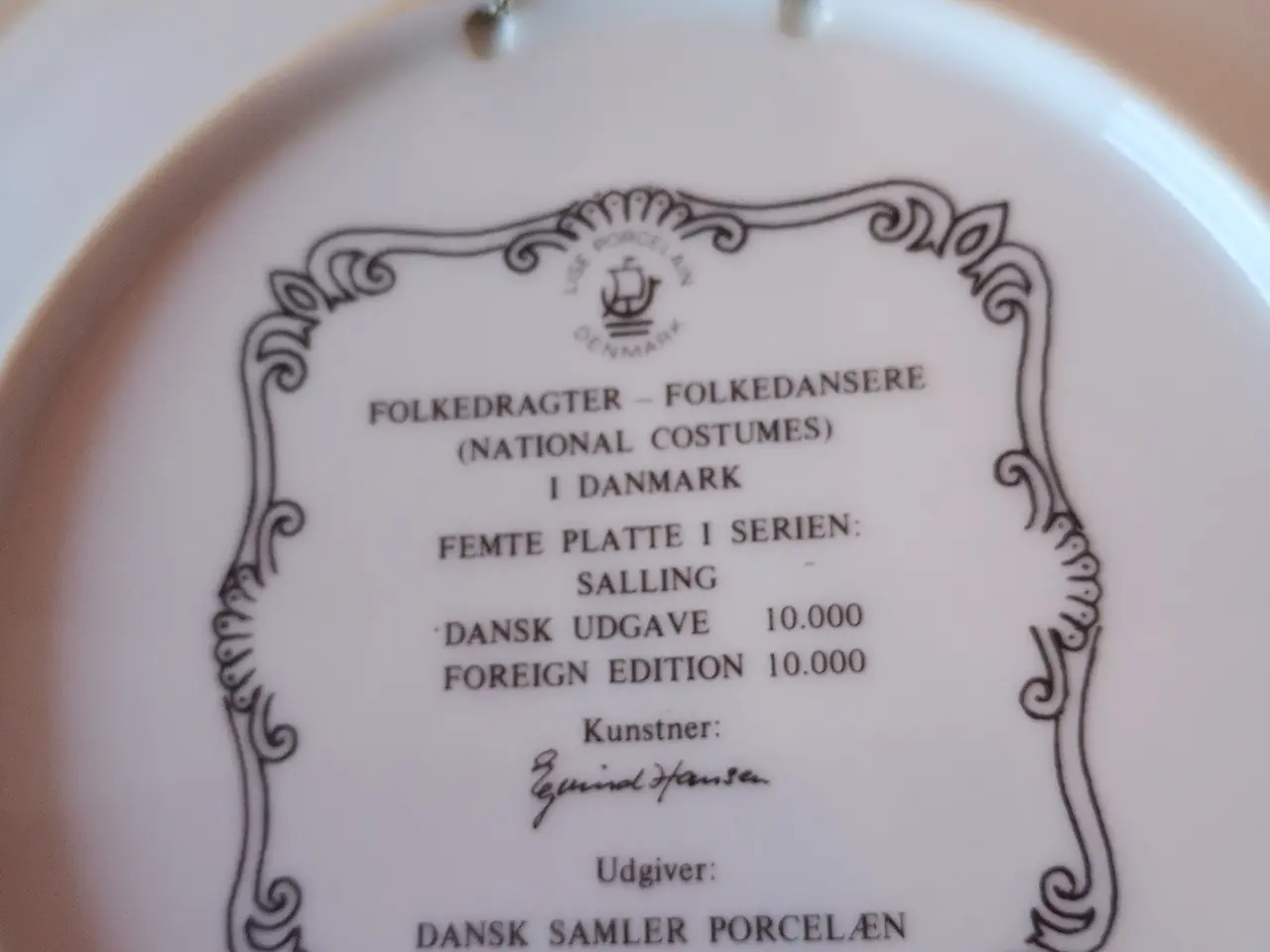 Billede 2 - 2 stk.Folkedans platter