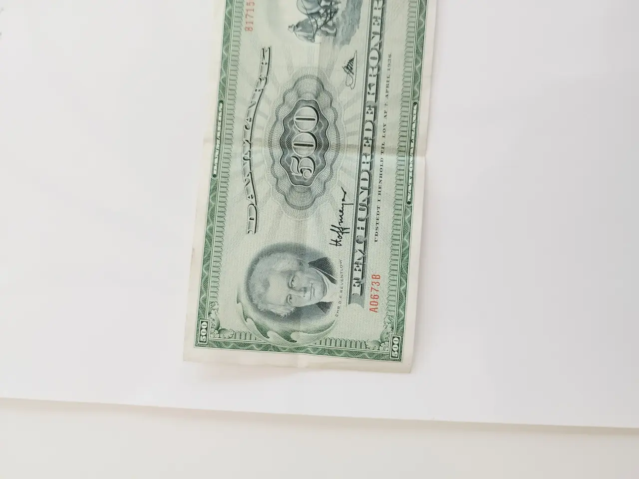 Billede 1 - 500 Hundrede Kroner Plovmand