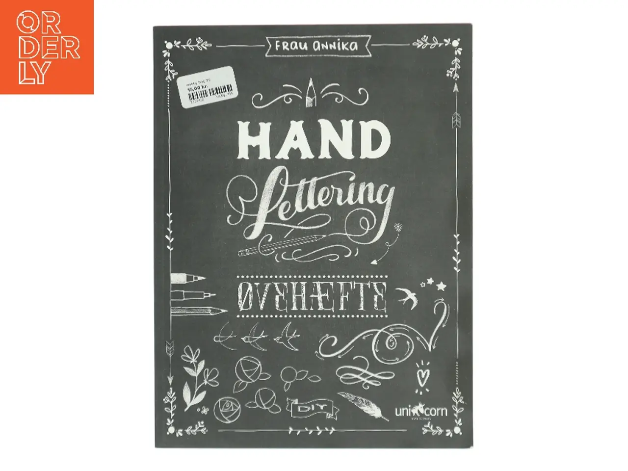 Billede 1 - Hand lettering øvehæfte af Frau Annika (Bog)