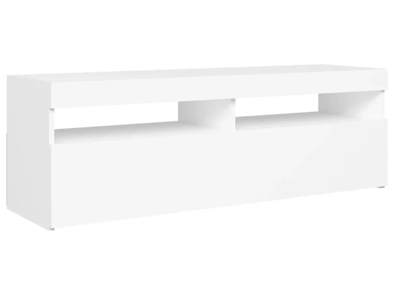 Billede 7 - Tv-skab med LED-lys - 120 × 35 × 40 cm, hvid