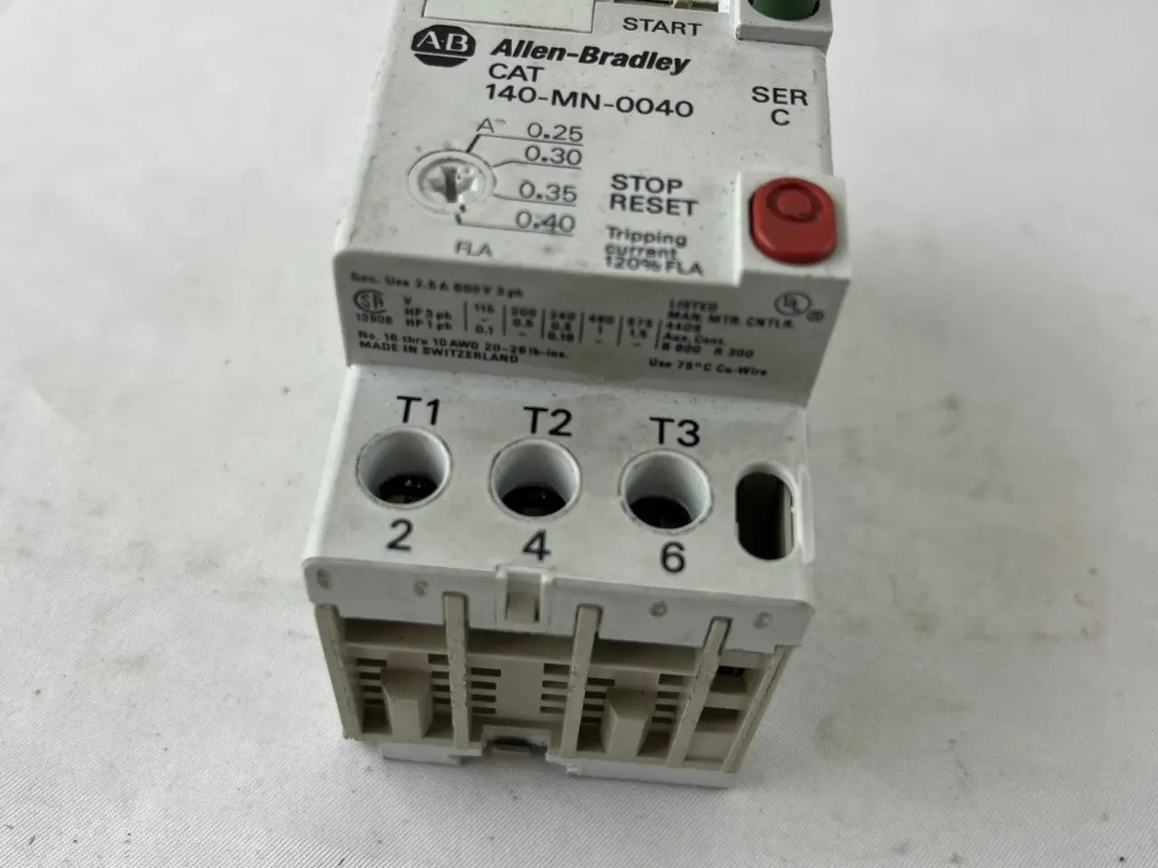 Billede 3 - Allen‑Bradley 140-MN-0040 Manual Motor Starter