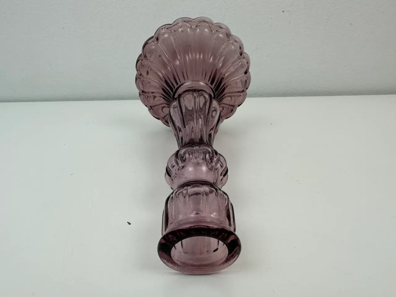 Billede 7 - Ældre vase i glas