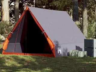 2-personers A-stel campingtelt - vandafvisende, grå
