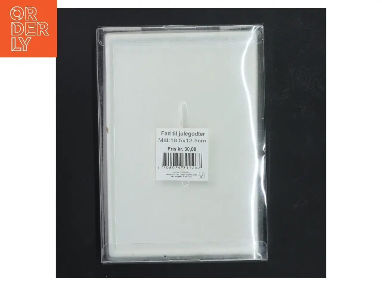 Billede 3 - Fad til julegodter (str. 18,5x12,5 cm)