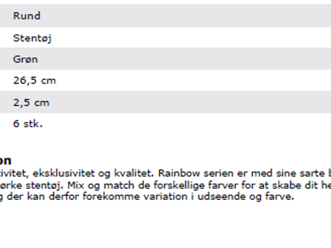Billede 3 - 25 stk. Tallerken flad 26cm grøn skygge