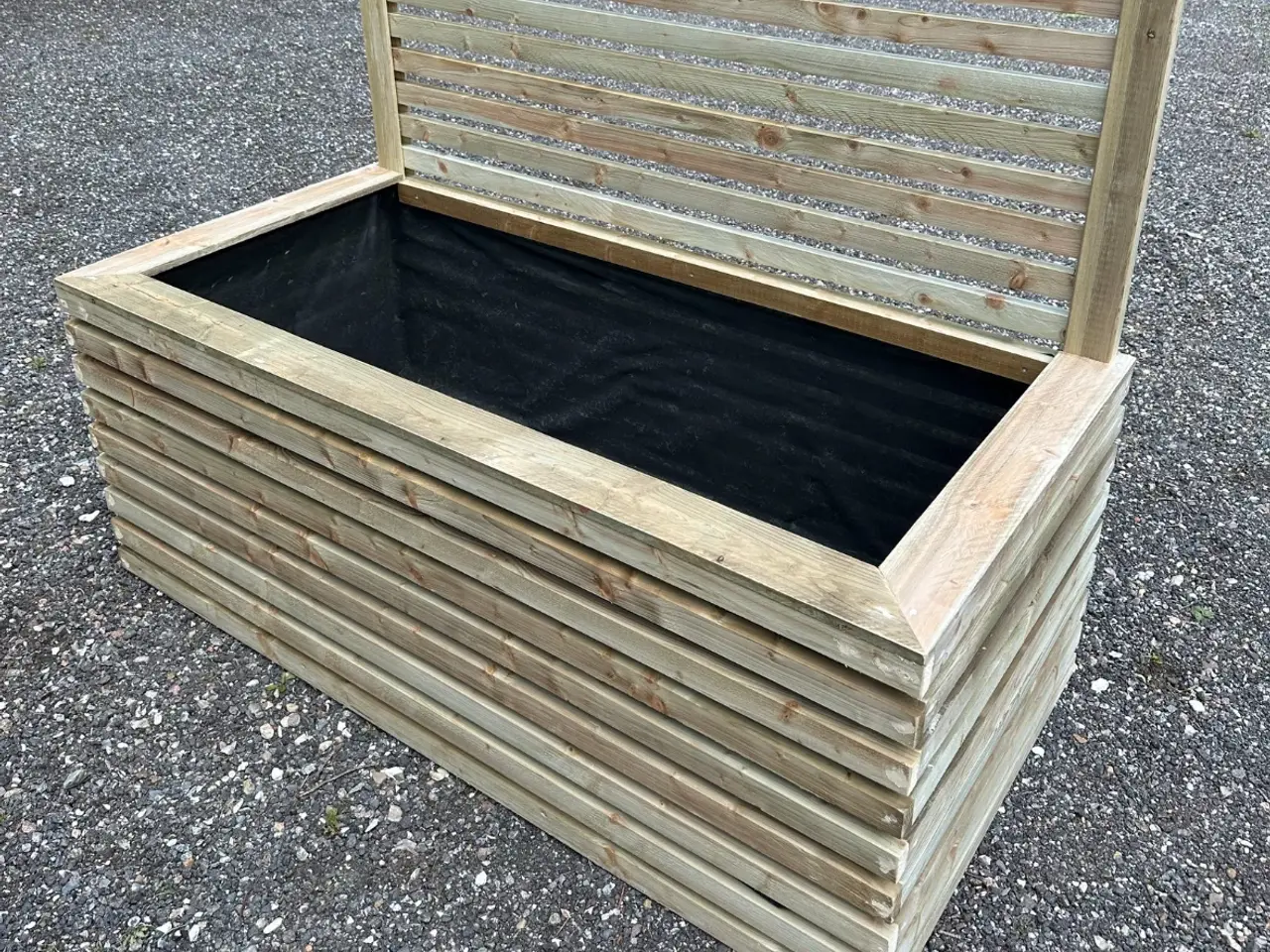 Billede 1 - Højbed / rum deler / terrasse opdeler Med ryg