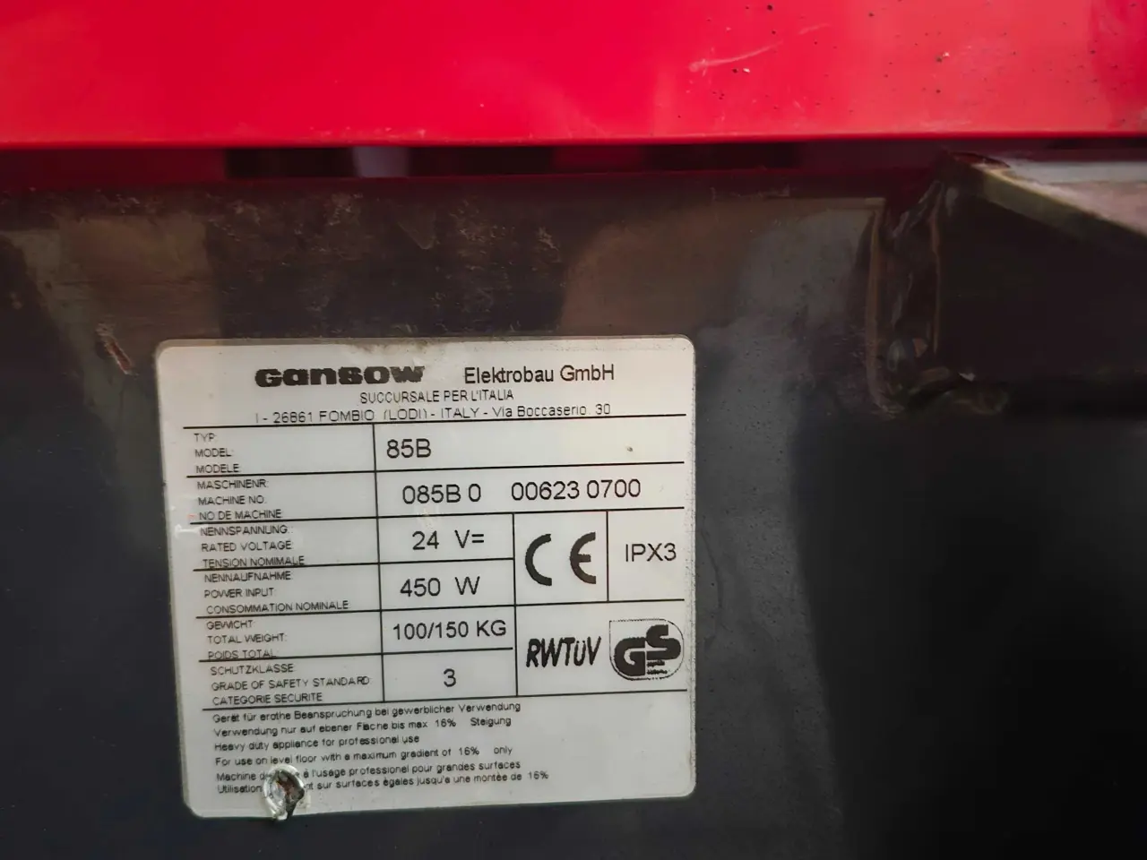 Billede 5 - Gulv fejemaskine gansow B85