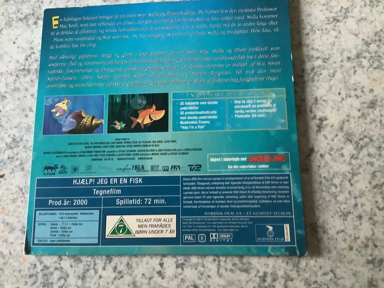 Billede 5 - Helt ny dvd “Hjælp, jeg er en fisk”
