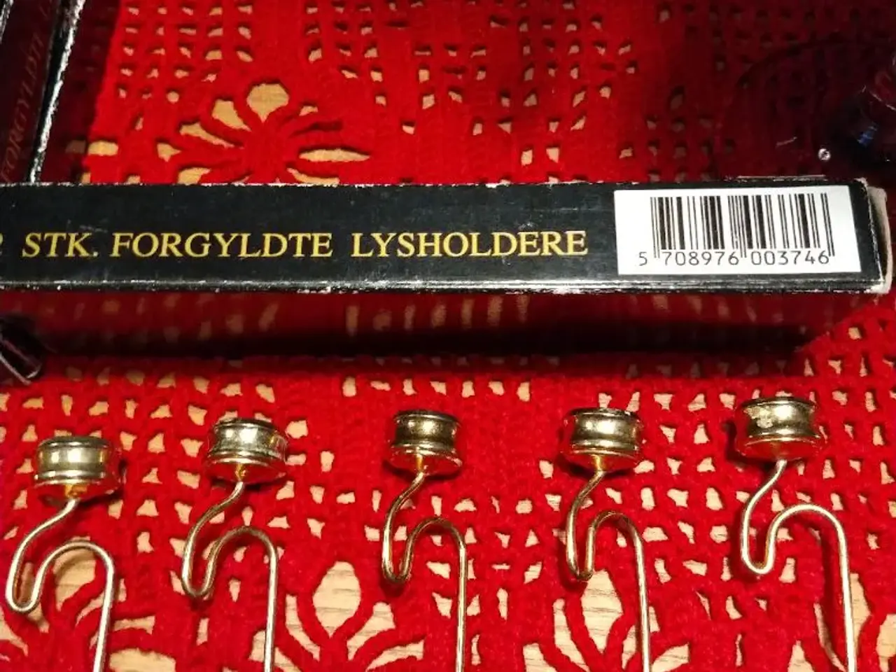 Billede 3 - 10 forgyldte lysholdere