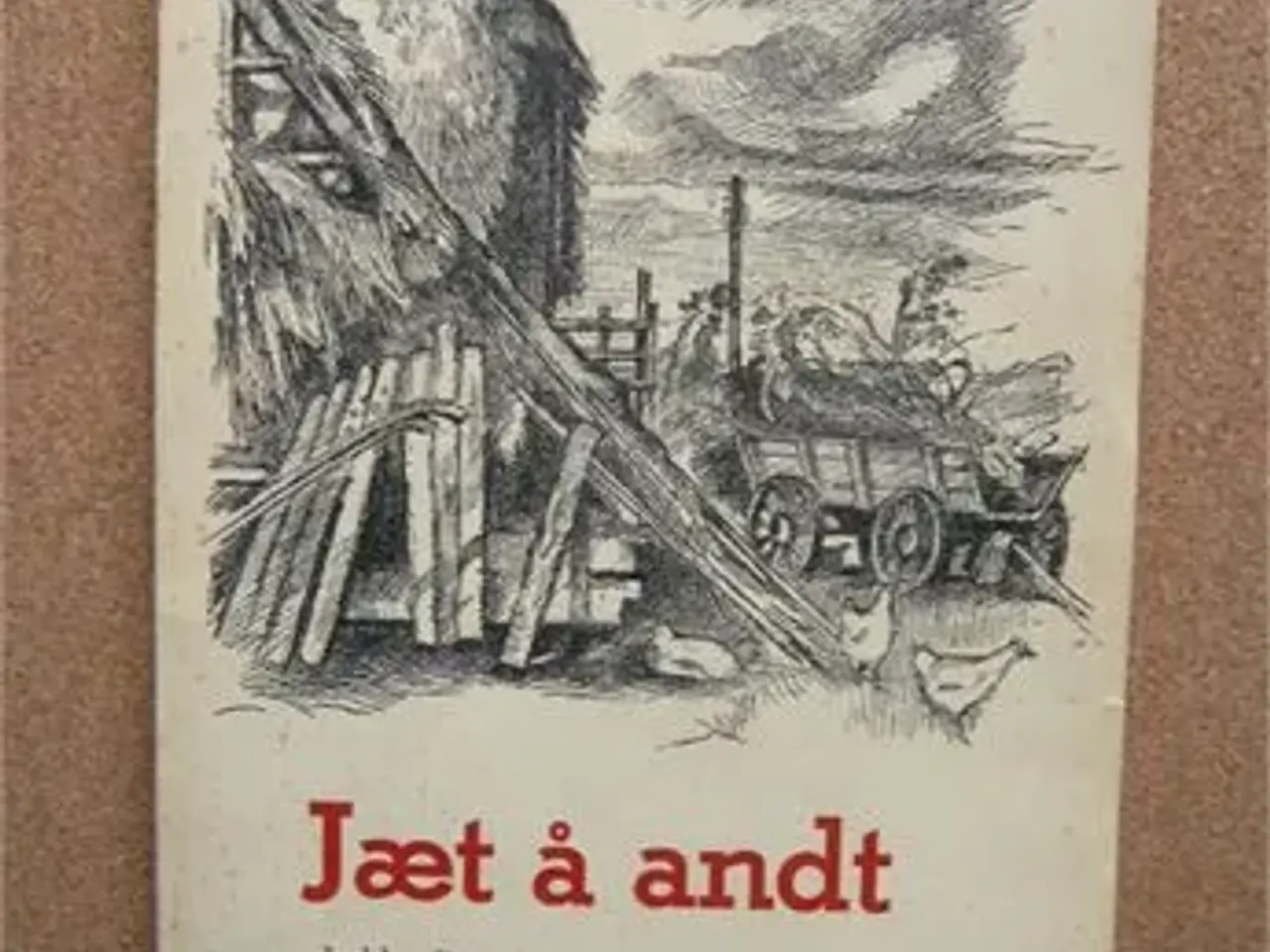 Billede 1 - Jæt å andt. Jydske digte af Steffen Steffensen