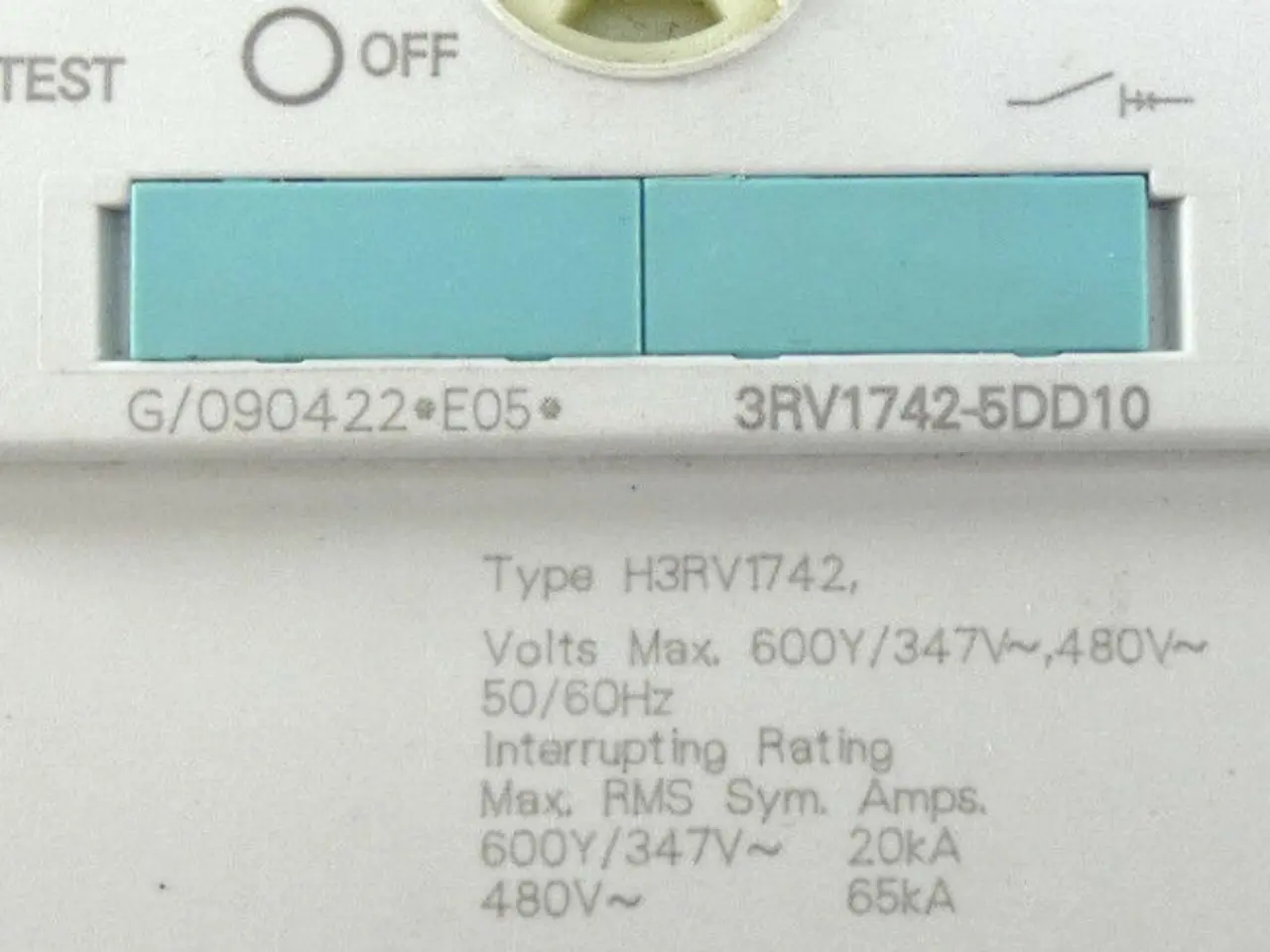 Billede 3 - SIEMENS SIRIUS 3RV1742-5DD10 Power kontakt | Type