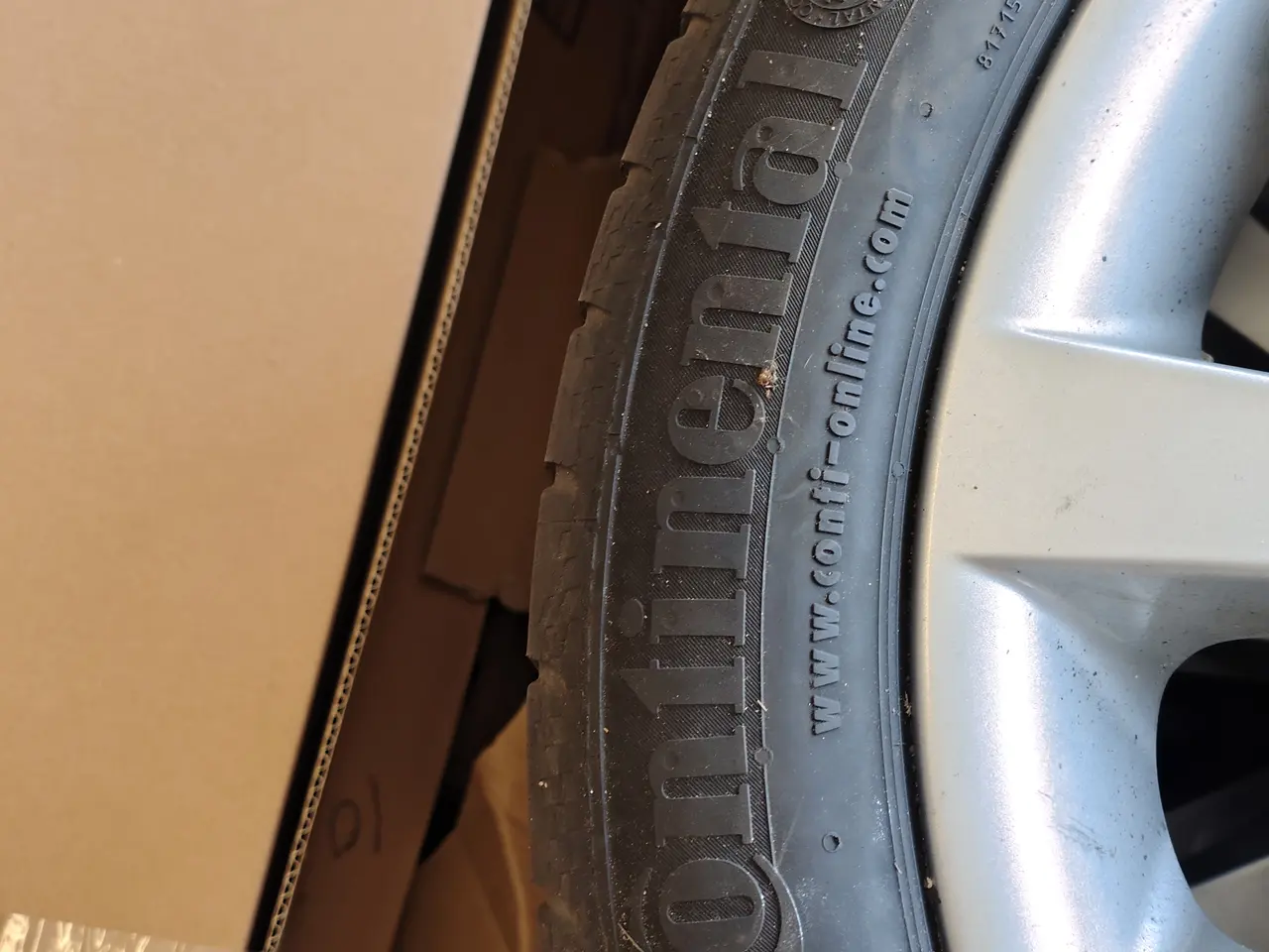 Billede 5 - Fire alufælge med dæk CONTINENTAL 245/45 R 18