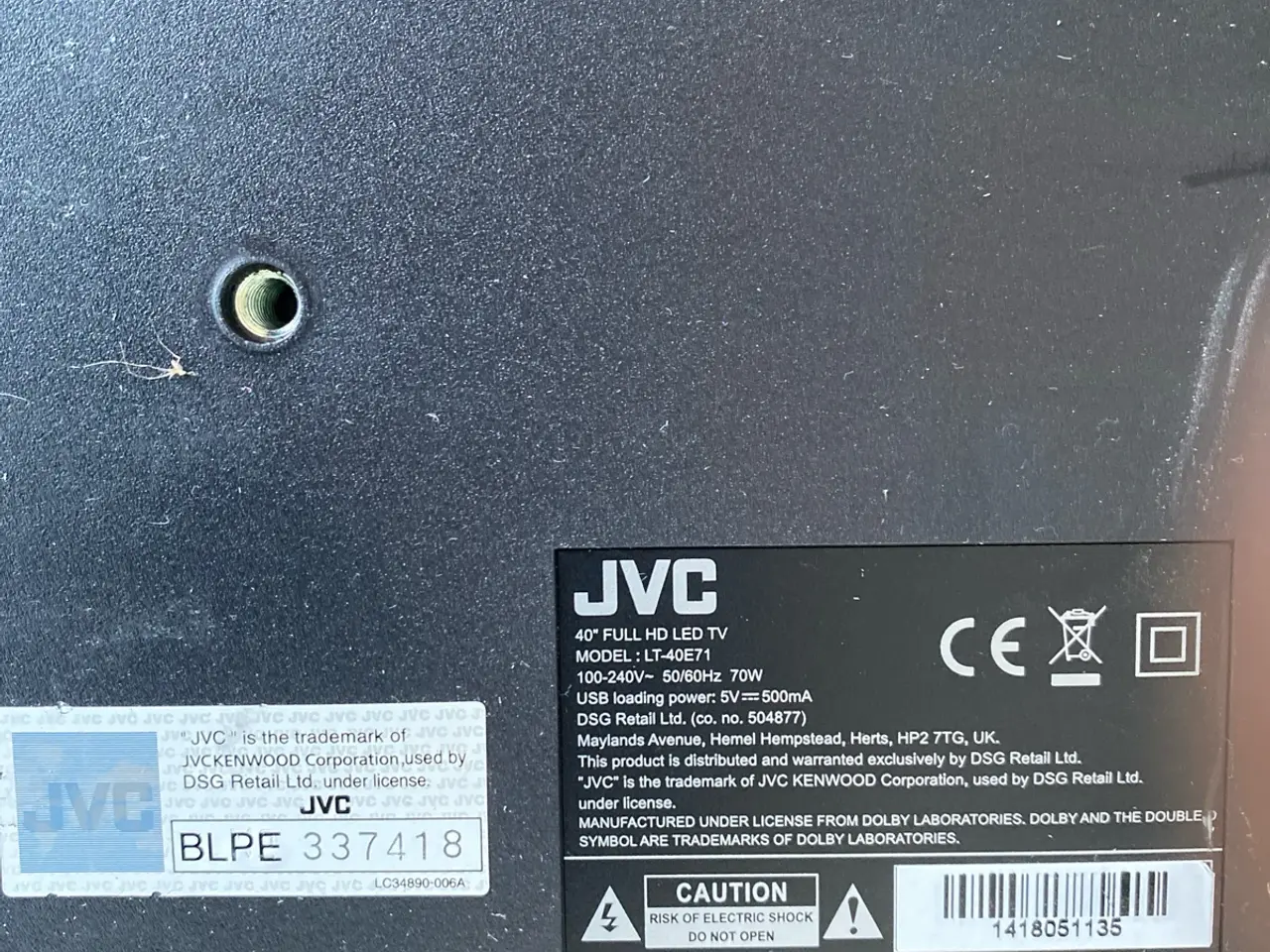 Billede 4 - Jeg sælger et TV JVC LT-40E71