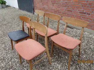 5 stk Teak Spisestole Findahl
