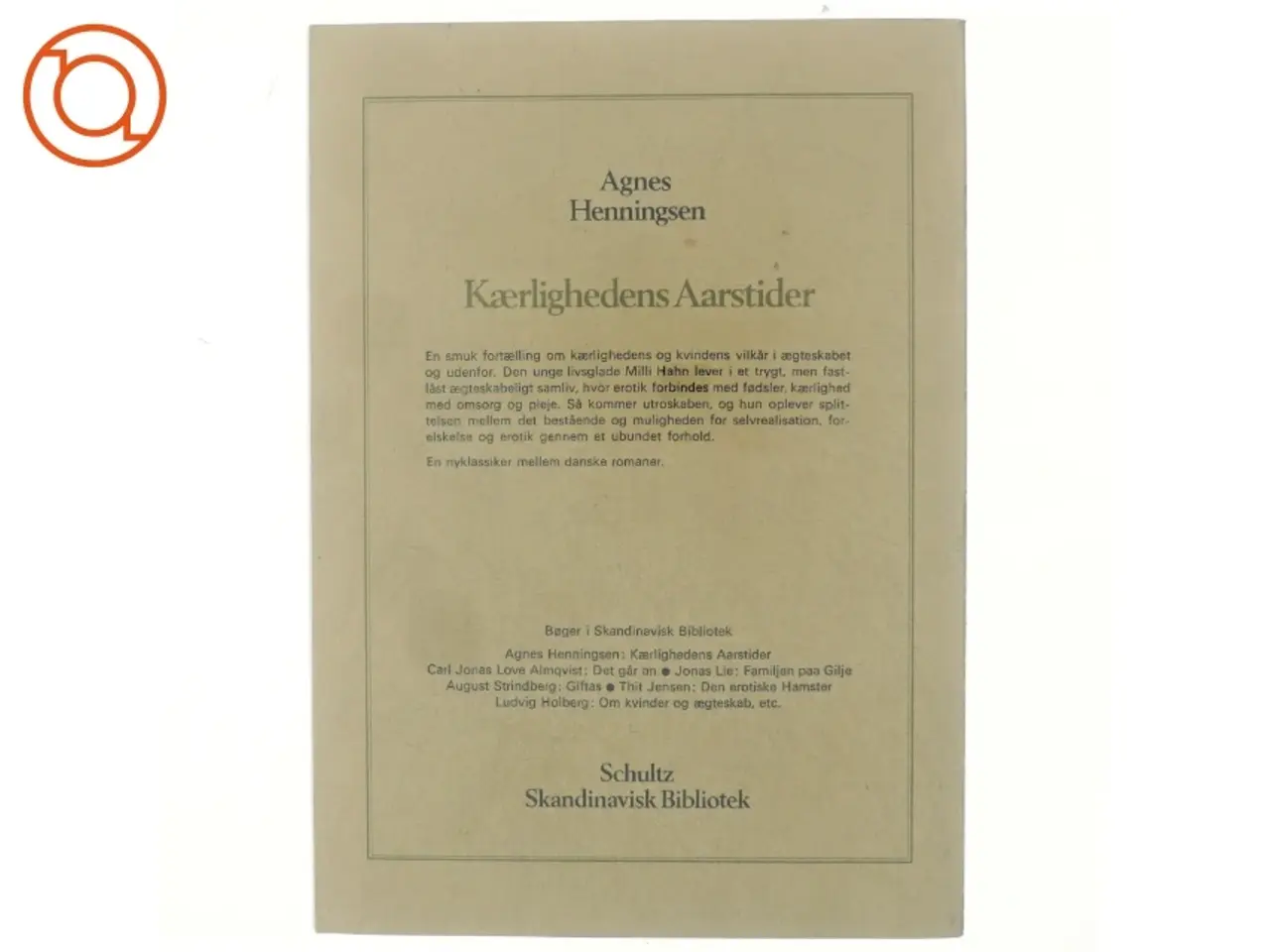 Billede 3 - Kærlighedens årstider af Agnes Henningsen (bog)
