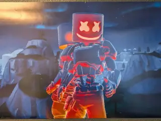 Marshmello Fortnite gamerplakat