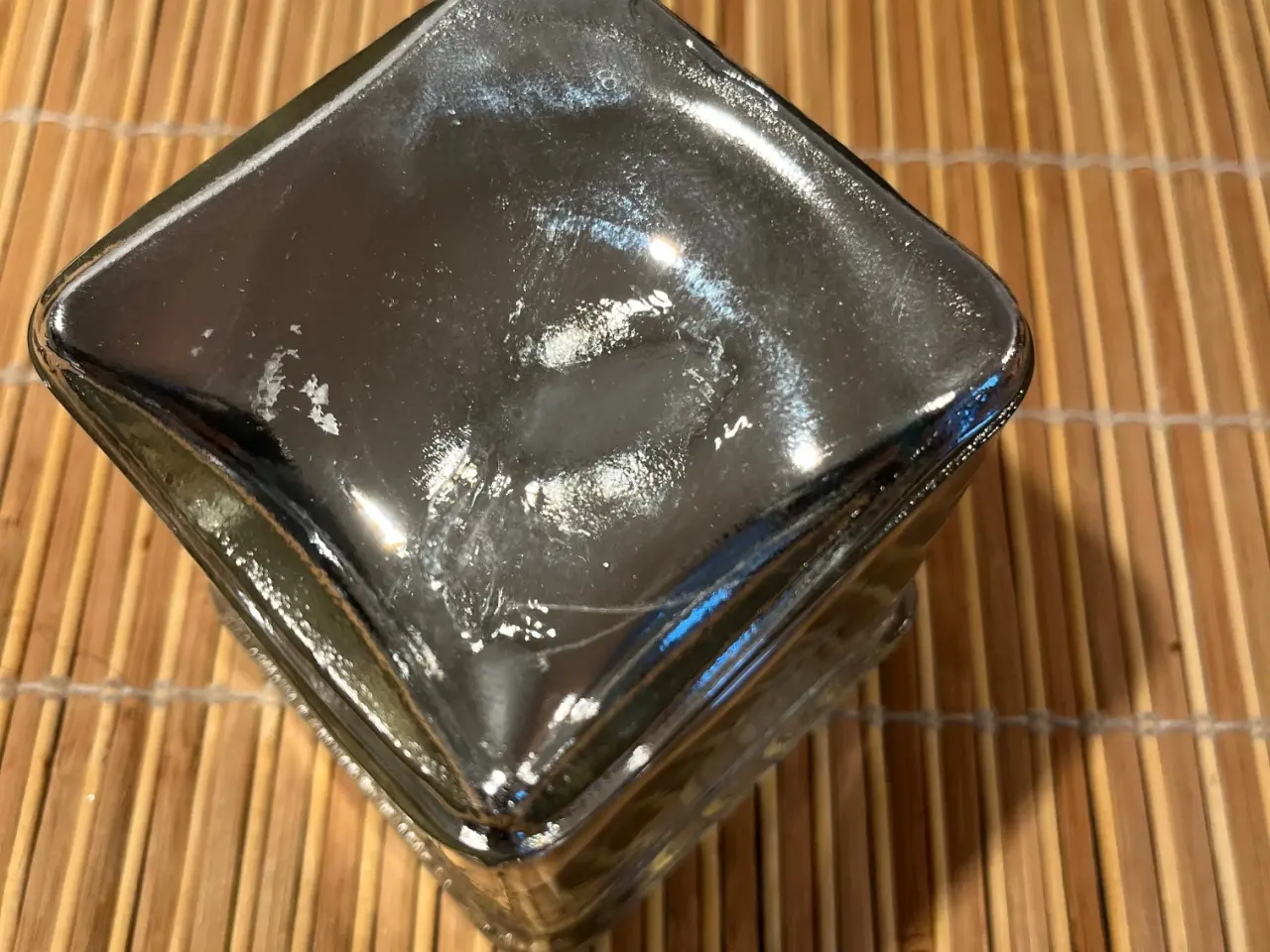 Billede 6 - Glas fyrfadsstage kubisk sølvfarvet