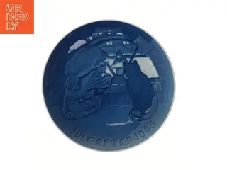 B&G juleplatte 1963 fra Bing & Grøndahl (str. Ø 18,2 cm)