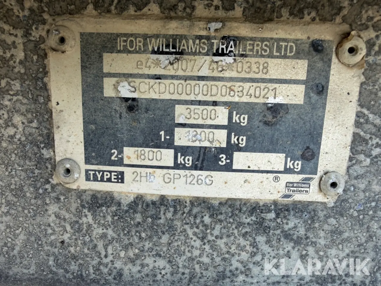 Billede 5 - Maskintrailer Ifor williams GP, 126-R AT3410
