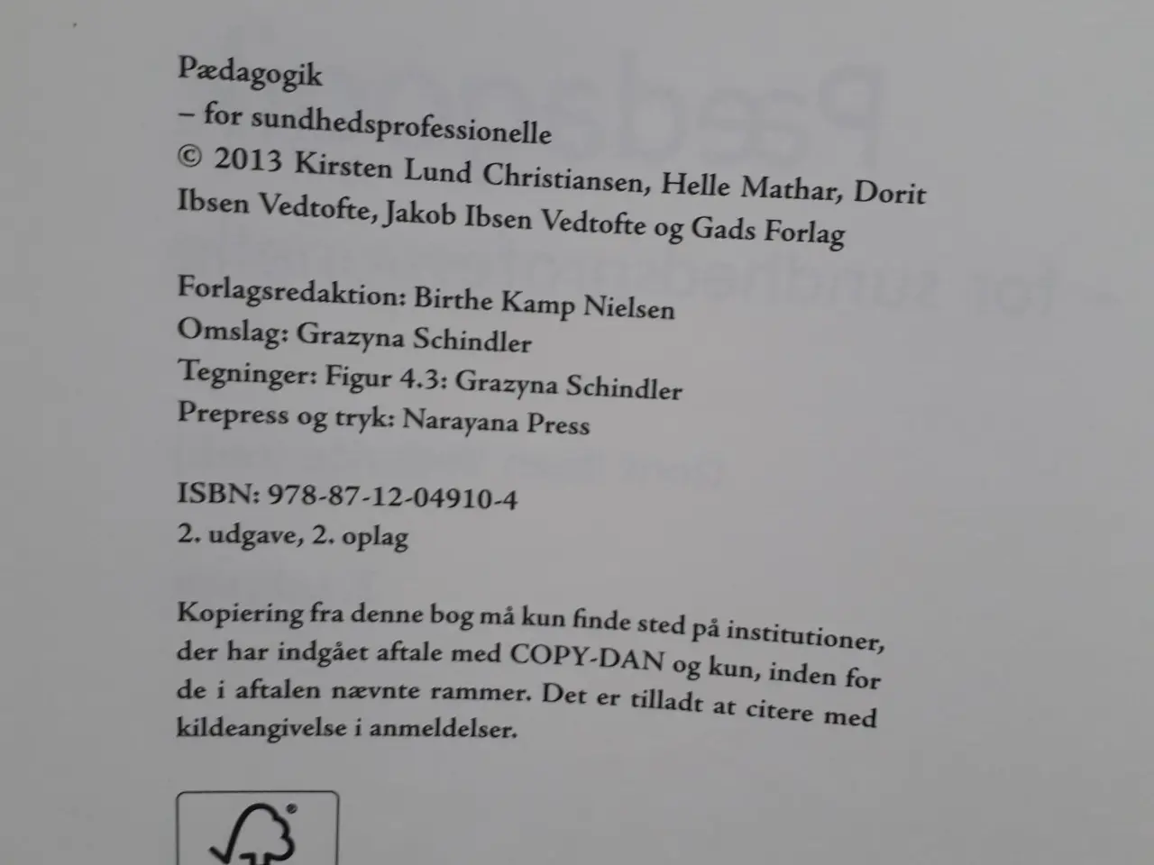 Billede 2 - Pædagogik - for sundhedsprofessionelle