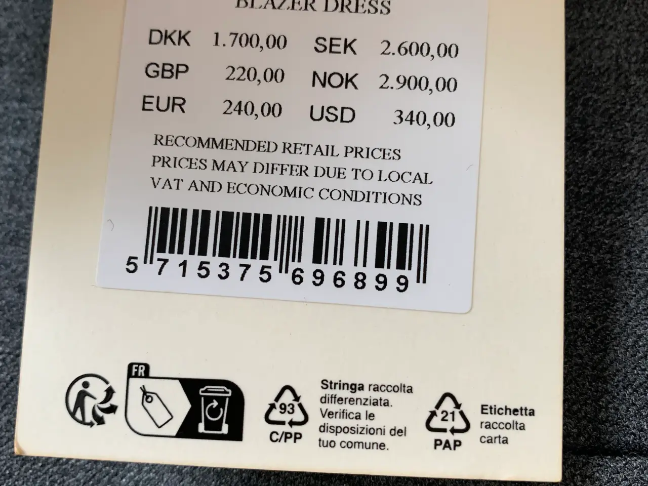 Billede 4 - Gestuz blazerkjole