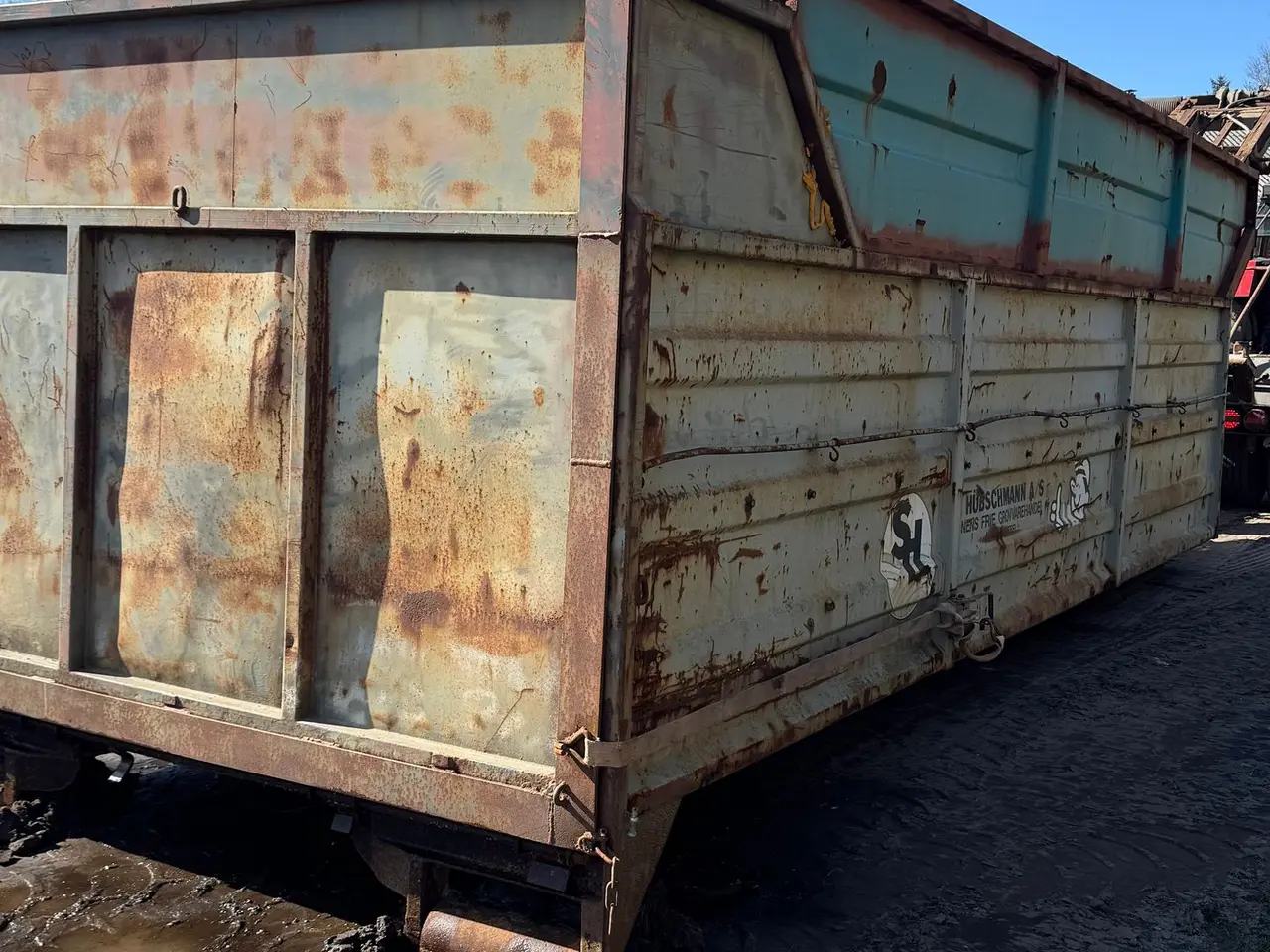 Billede 3 - - - - Wirehejsvogn med container