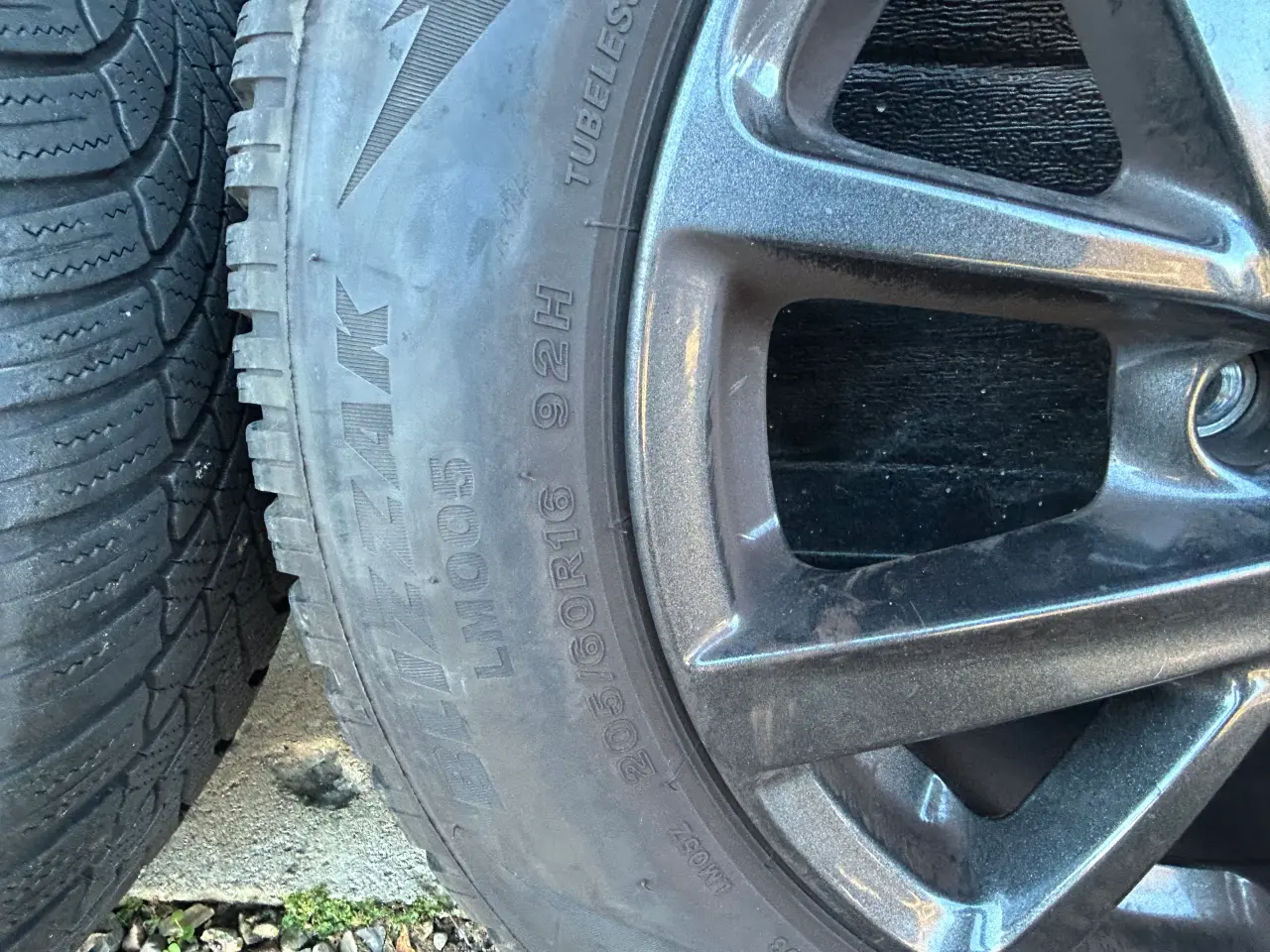 Billede 2 - Vinterhjul alu str. 205/60R16