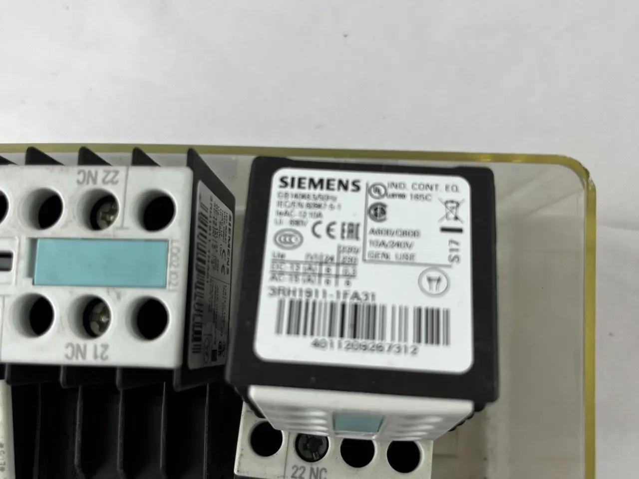 Billede 5 - 6x Siemens 3RH1911-1FA31 Auxiliary kontakt Block