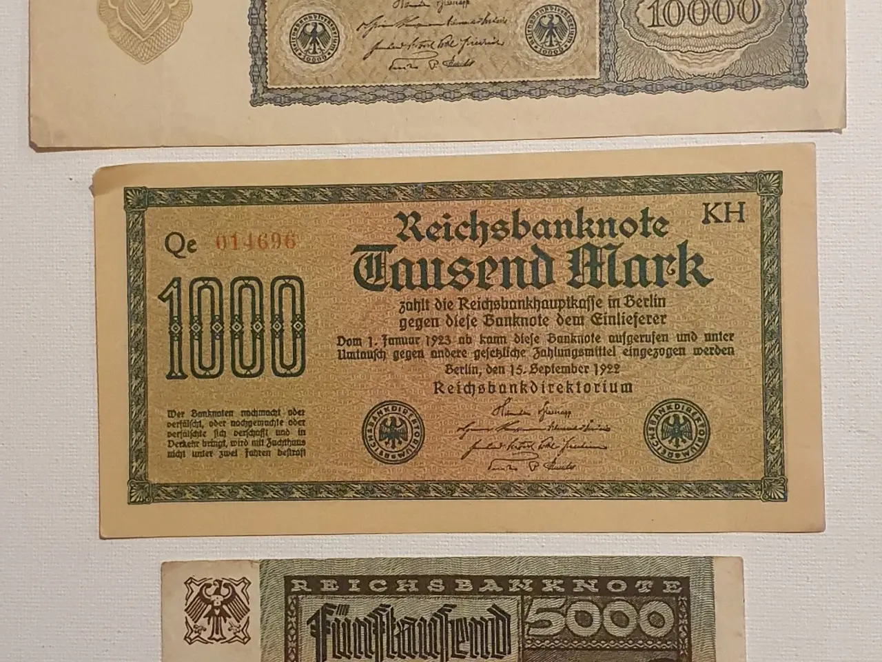 Billede 1 - Tyske Mark pengesedler