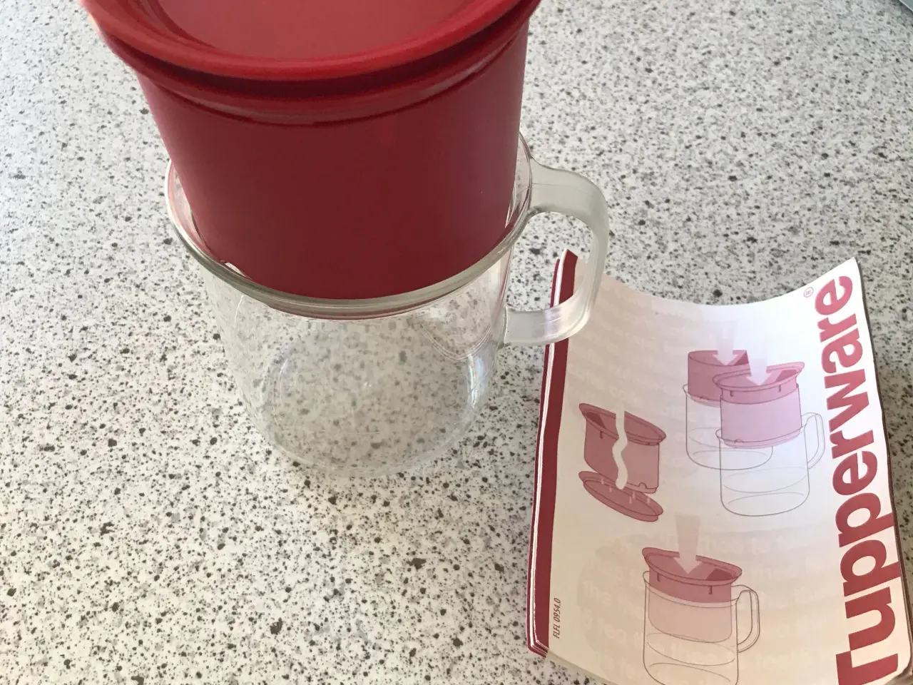 Billede 1 - Tupperware kaffe eller te brygger