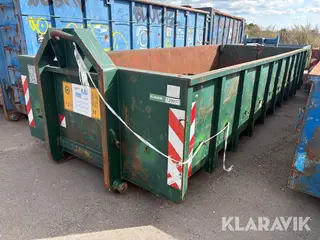Åben container Skibby Jensen Smedie 14 lad