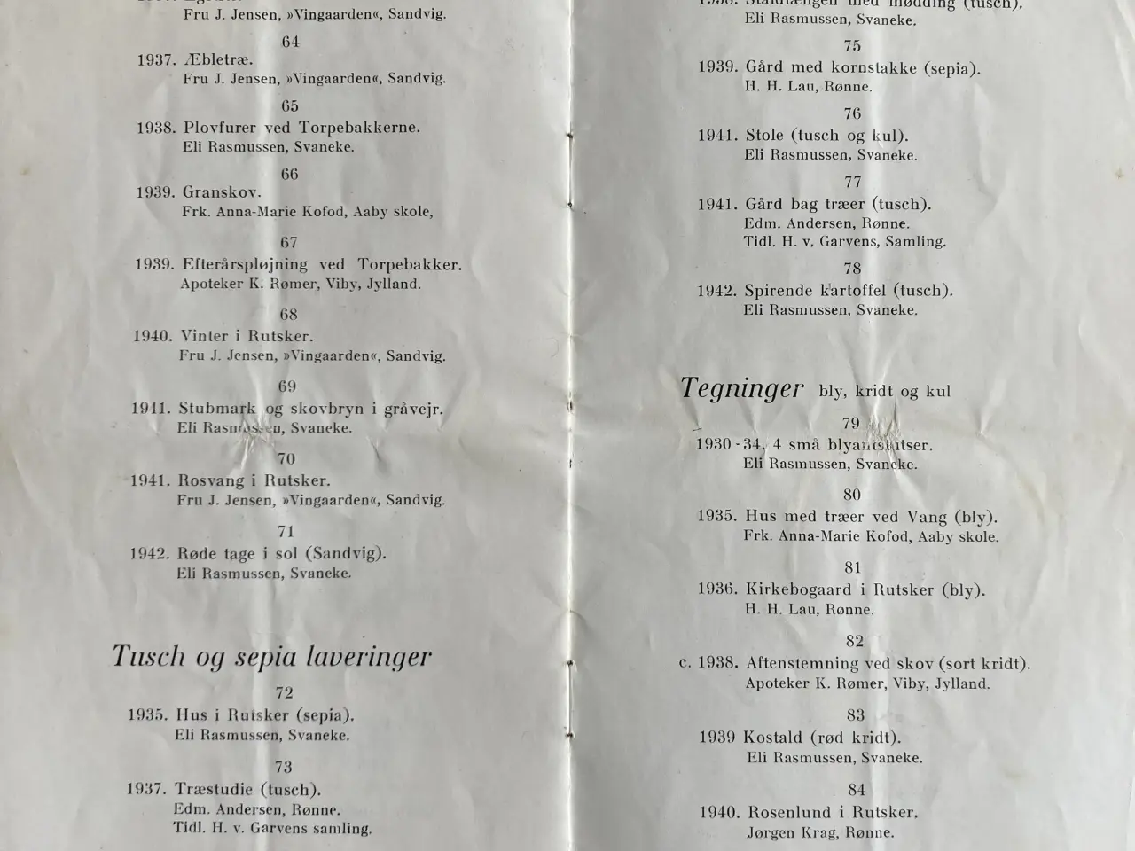 Billede 2 - Udstillingskatalog mindeudstilling Claus Johansen,