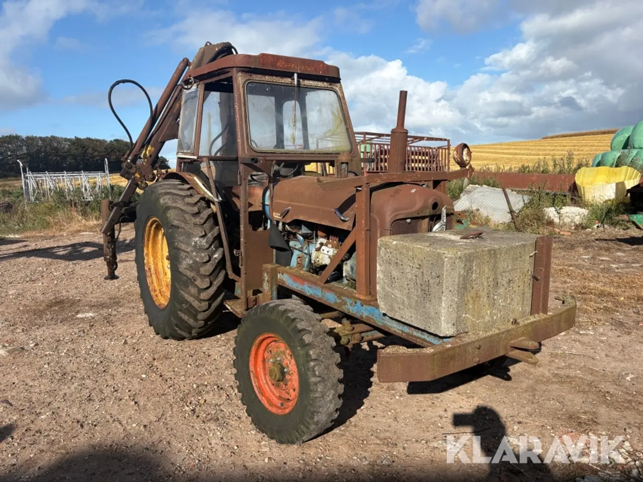 Billede 2 - Traktor m/kran Power major