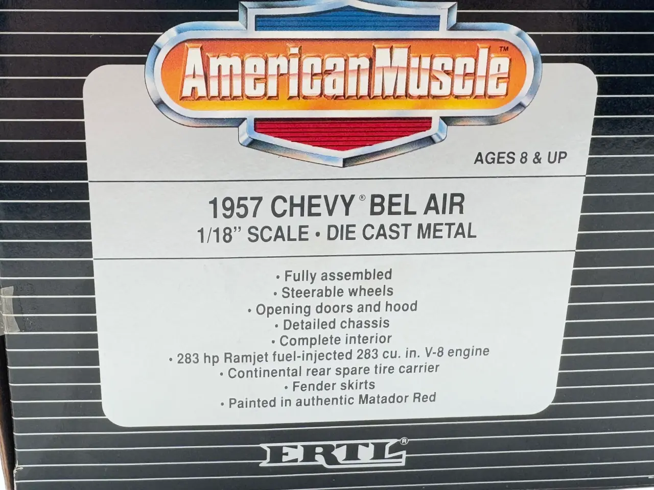 Billede 9 - 1957 Chevrolet Bel Air Convertible 1:18