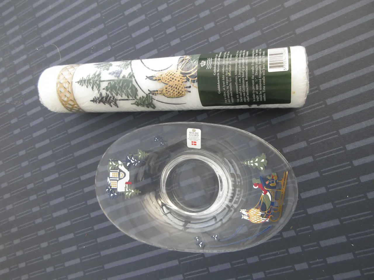 Billede 1 - Holmegaard glas julelys holder
