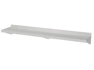 Væghylde – rustfri stål – B600 x D300 x H190 mm