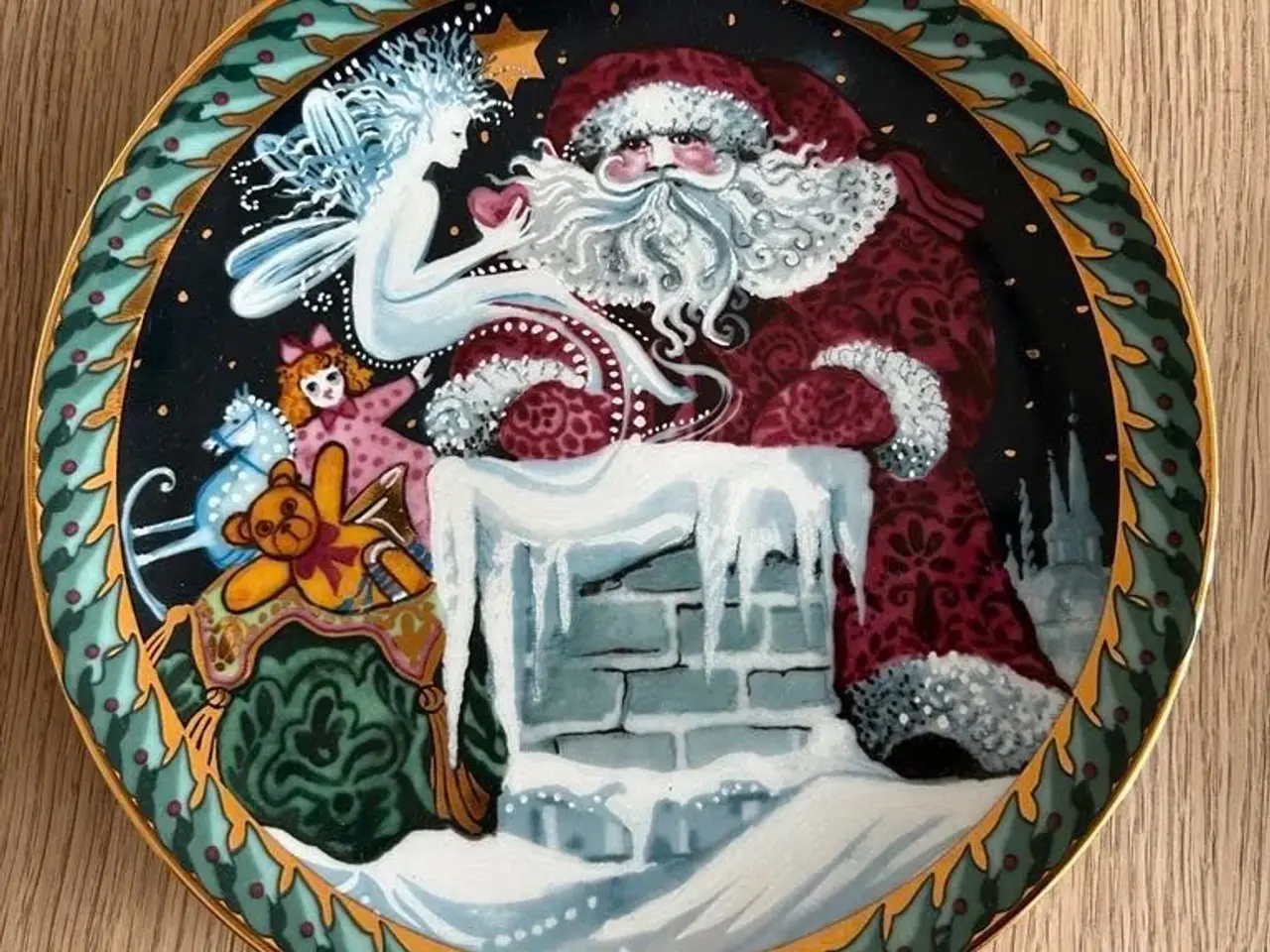 Billede 3 - 3 Bing & Grøndahl Santa Claus Collection platter