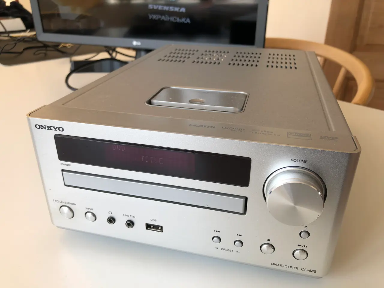 Billede 1 - Onkyo DVD afspiller og receiver
