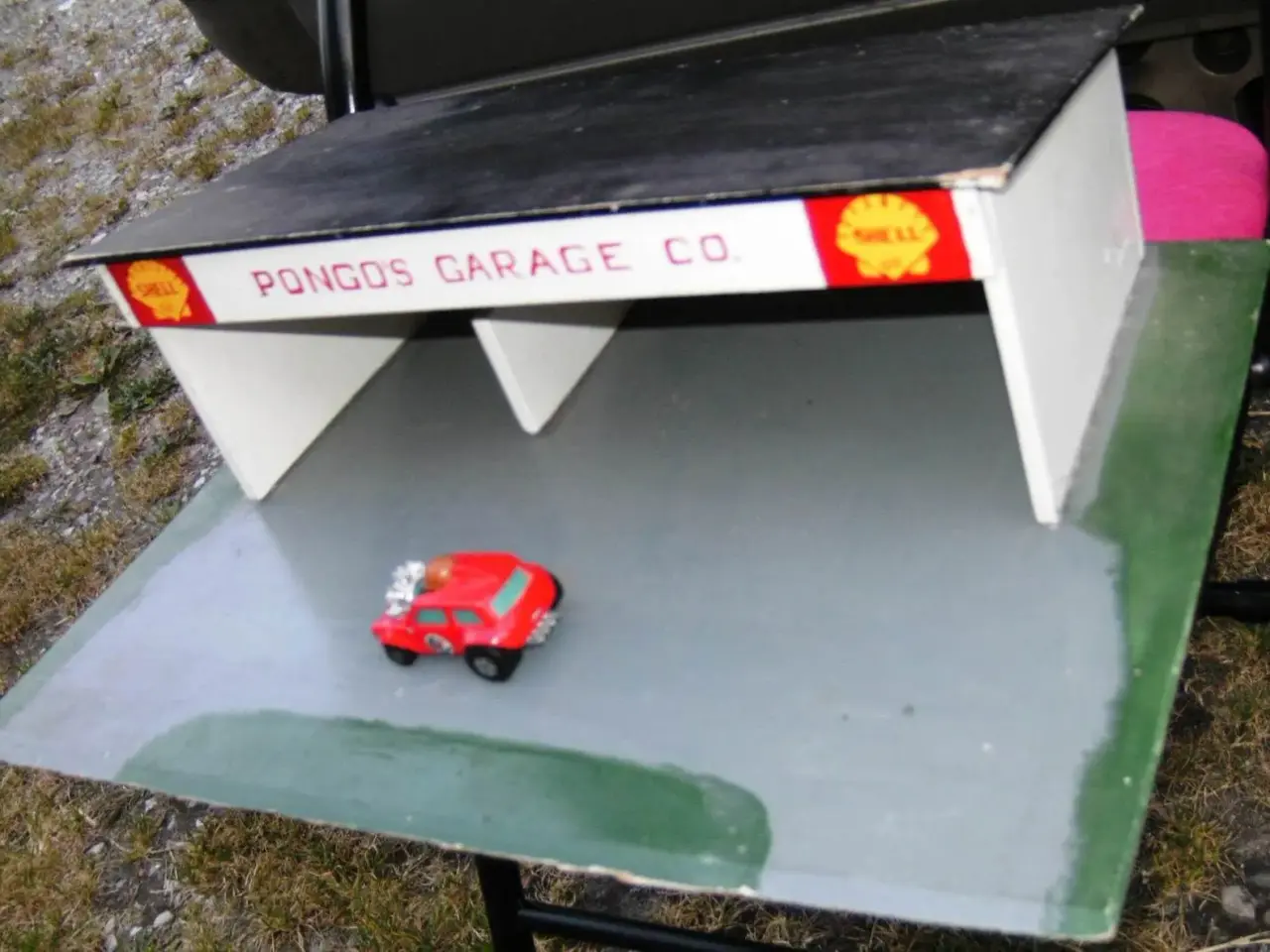 Billede 4 - Gammel Shell garage.