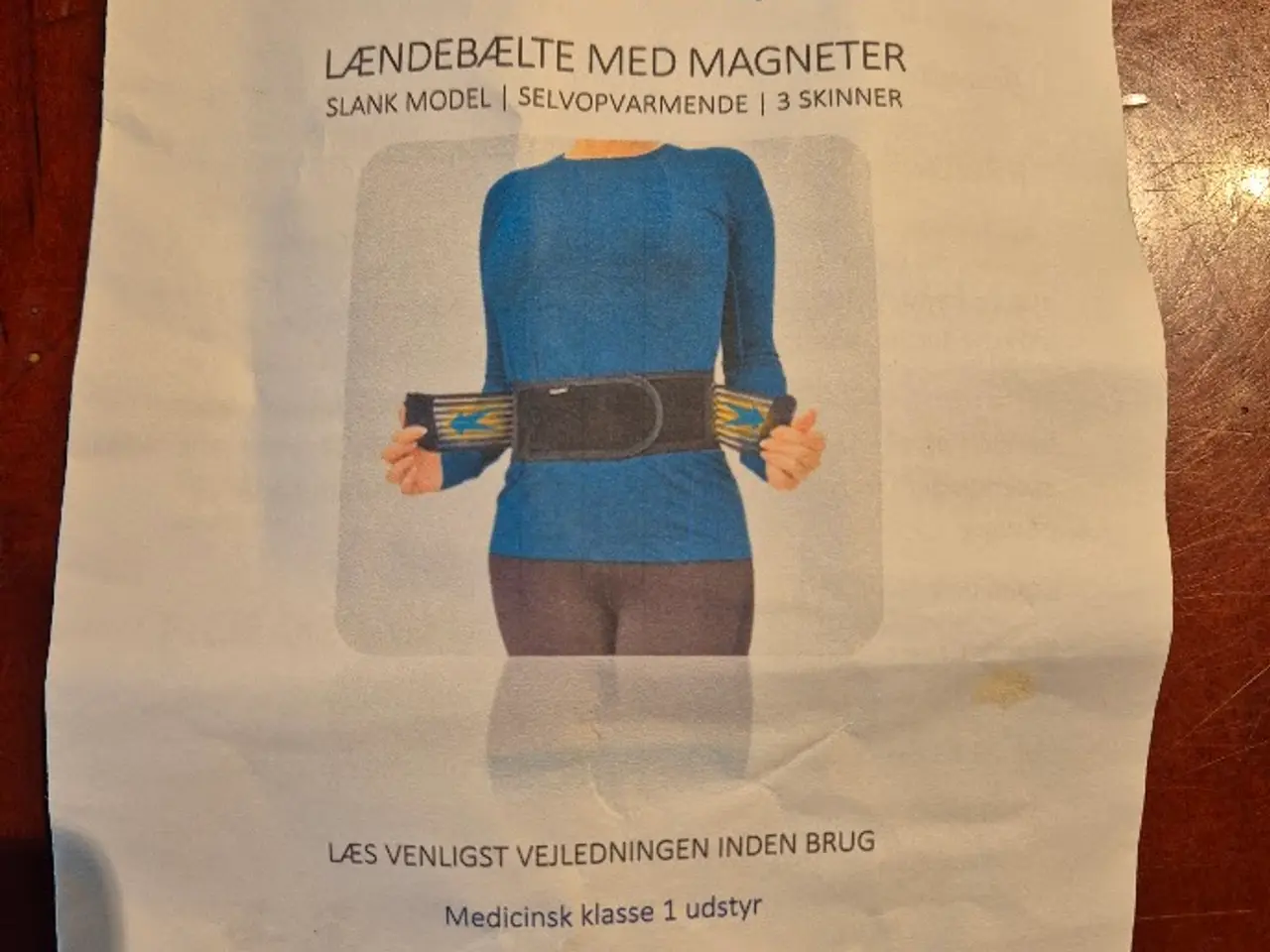 Billede 1 - Lændebælte med varme