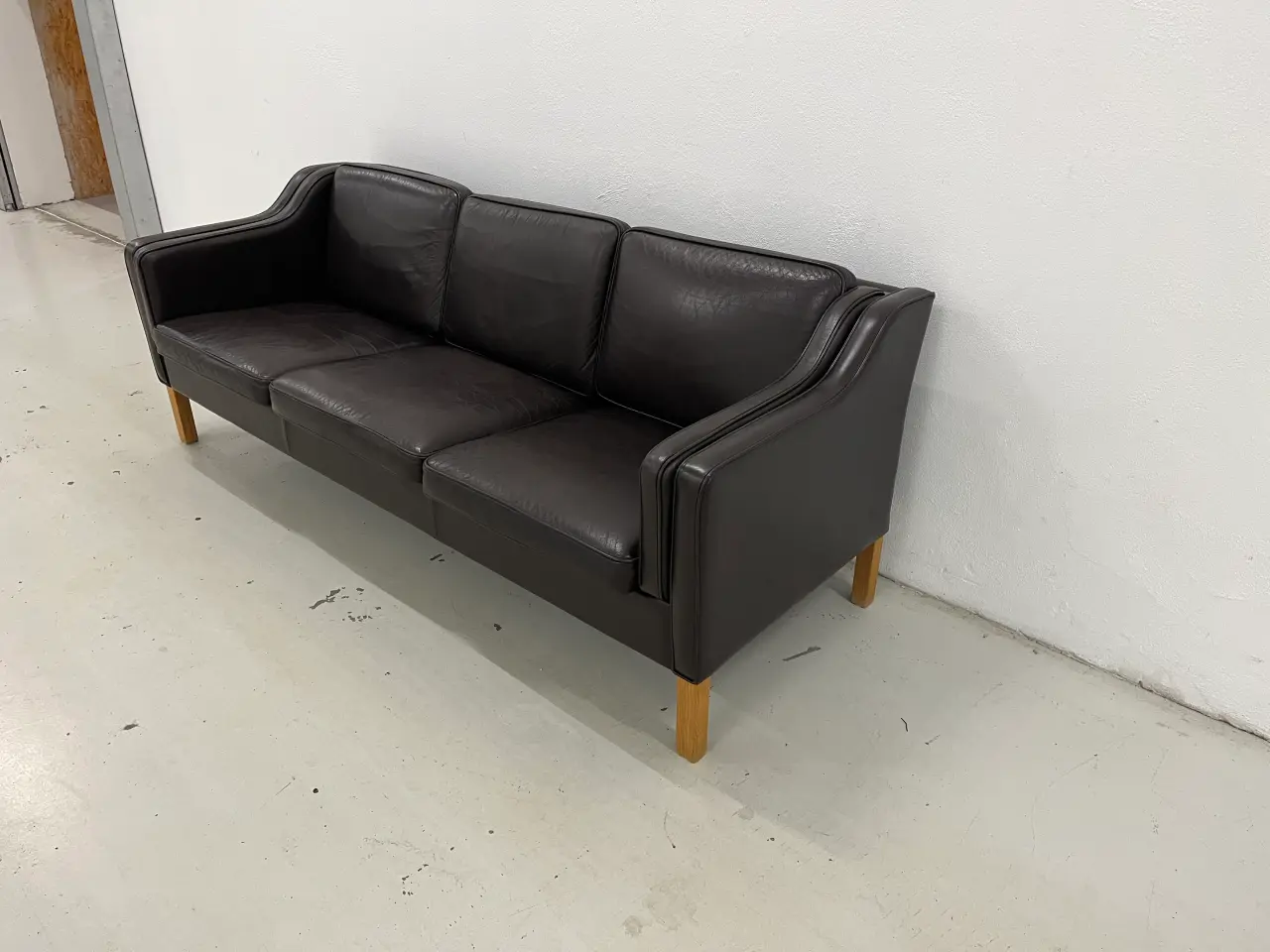 Billede 7 - Mogens Hansen MH195 3 Pers.Sofa i Dark Brown læder
