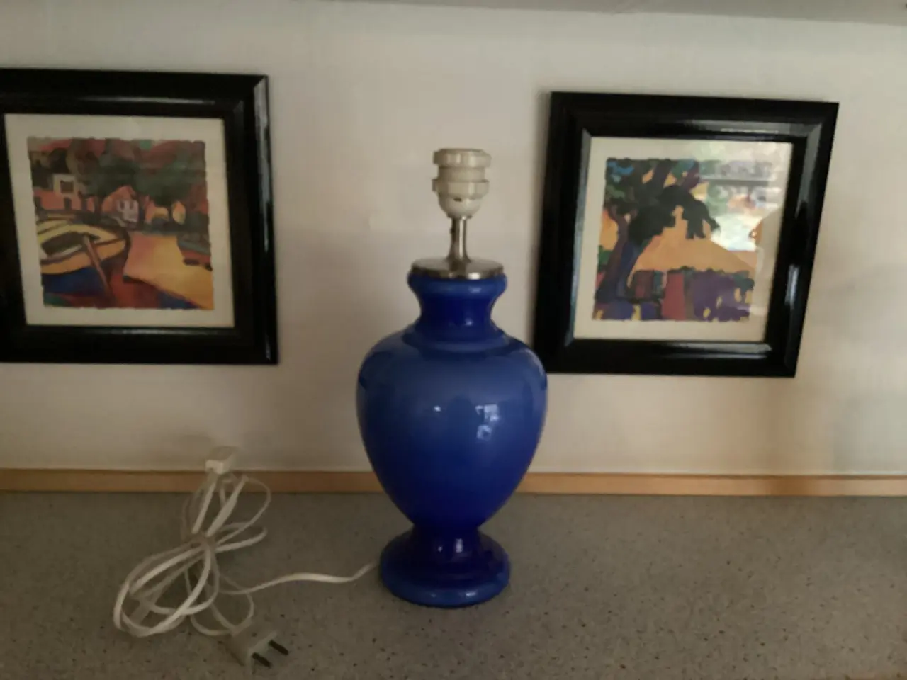 Billede 1 - bordlampe - royal copenhagen/holmegaard