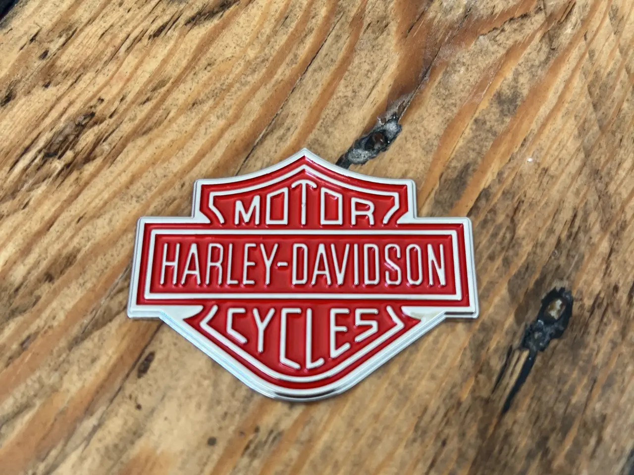 Billede 3 - Metal emblem med Harley-Davidson