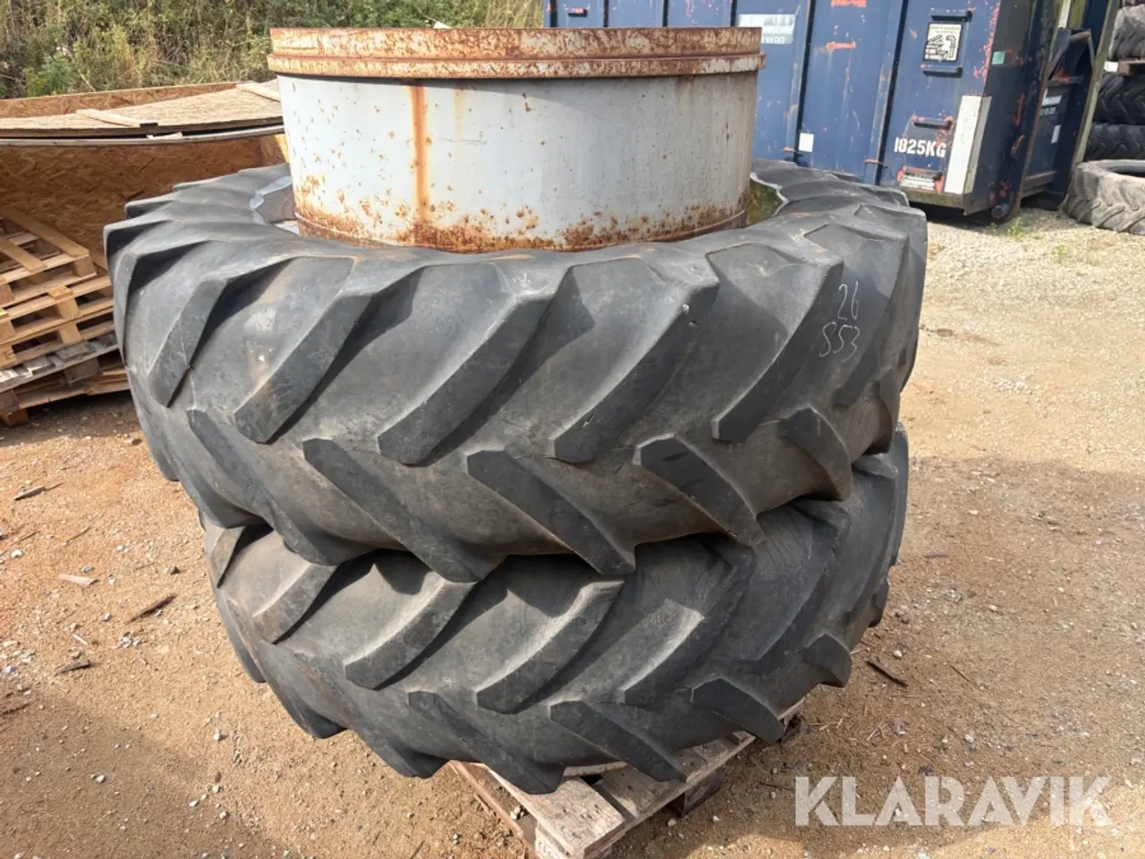 Billede 3 - Tvillinghjul Michelin 18.4 R 38 2 styk