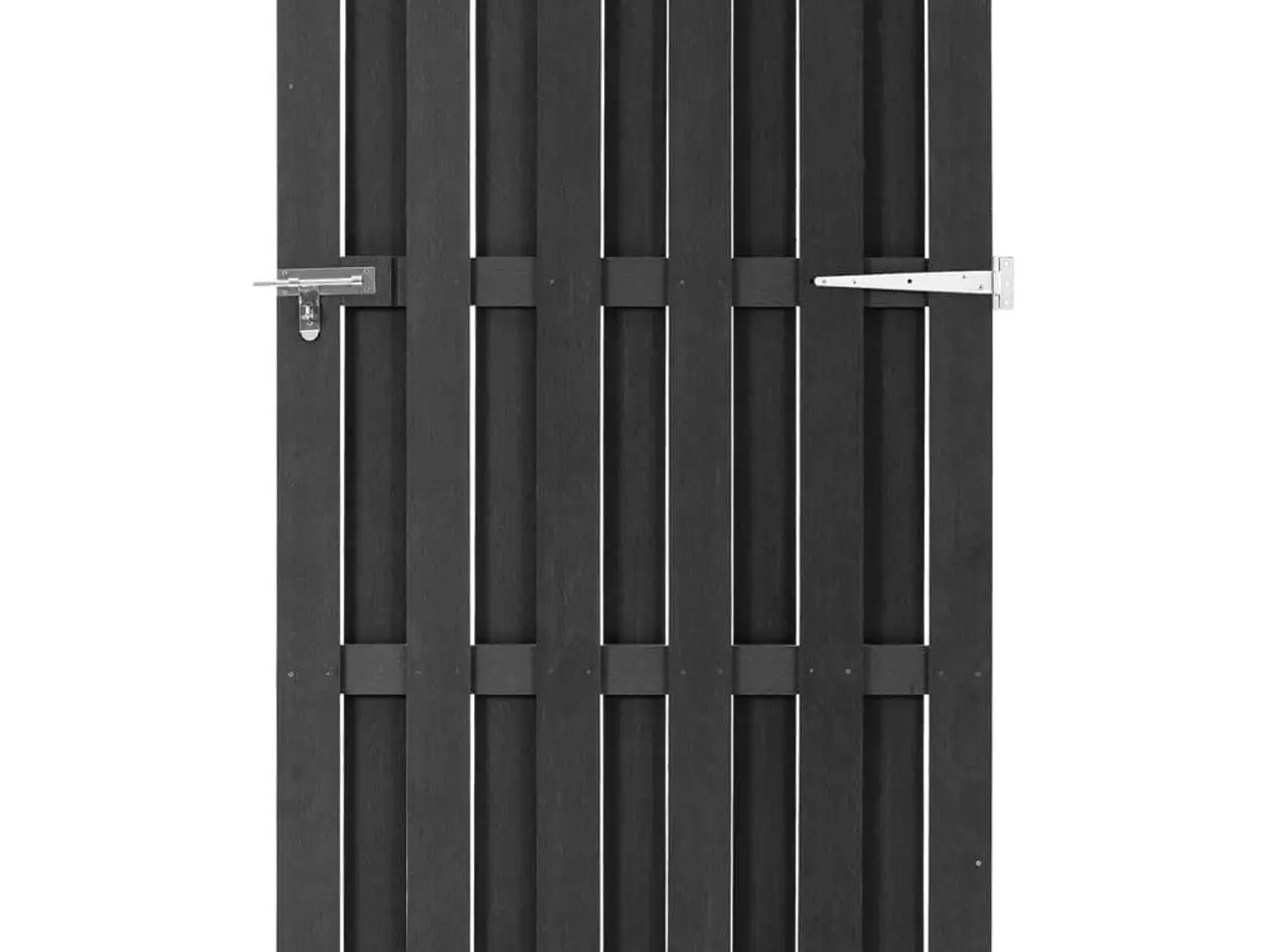 Billede 1 - Havelåge i WPC 100 x 180 cm - grå