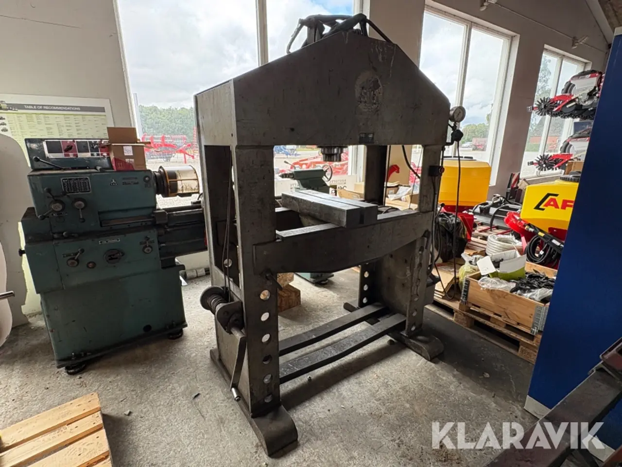 Billede 1 - Hydraulisk presser Stenhøj Hydraulik A/S 100 Ton